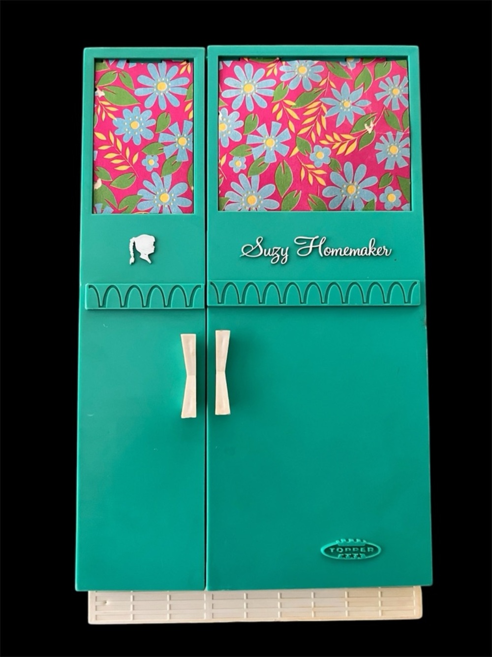 Suzy Homemaker Topper Toy Refrigerator from 1960’s with shelves